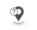 Vector Location Map Pin Icon Position GPS Location Icon Locator sign Pin Map Icon