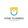 Home Plumbing Construction Modern Business Logo