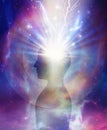 Human Head Universe Inspiration Enlightenment Royalty Free Stock Photo