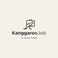 Australia kanggaroo jobs vacancy professional minimalist logo design