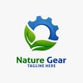 Nature gear logo design