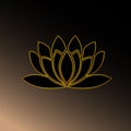 An ancient pharaonic symbol for the lotus flower, which the ancient Egyptians cared about