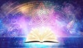 Magic book, Book of life, Akashic records, love spell, fairytale, wish come true, Trinity, Sacred Heart, Dove peace symbol