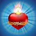 Sacred Heart of Jesus Christ, Divine Love, Eternity, Redemption Royalty Free Stock Photo