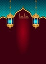 Ramadan islamic arabic background Royalty Free Stock Photo