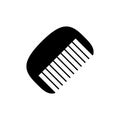 Comb silhouette icon Royalty Free Stock Photo