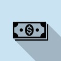 Banknote dollar sign icon