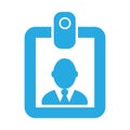 ID card icons - Employee ID Royalty Free Stock Photo