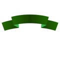 Colorful Ribbon Vector art - Green colored text ribbon Royalty Free Stock Photo