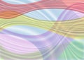 Colorful wave composition featuring flowing, undulating waves in vibrant, multi-colored gradients. Royalty Free Stock Photo