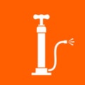 Air pump vector icon Royalty Free Stock Photo