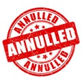 Annulled vector stamp Royalty Free Stock Photo