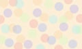 Colorful and cute polka dots bubbles seamless pattern background Royalty Free Stock Photo