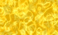 Yellow and Golden Color Wavy Liquified Background