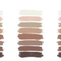 Illustration 2025, similar colors 17-1230 Mocha Mousse paint strokes. Royalty Free Stock Photo