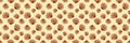 Semirealistic pattern of shell .Hand-drawn shell pattern. Shell isolated pattern for background. Royalty Free Stock Photo
