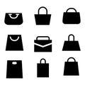 Shopping,shopping cart,shopping bag icon vector design symbol Royalty Free Stock Photo