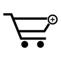 Shopping,shopping cart,shopping bag icon vector design symbol Royalty Free Stock Photo