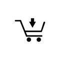 Shopping,shopping cart,shopping bag icon vector design symbol Royalty Free Stock Photo