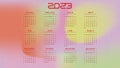 Calendar 2023 - Happy New Year 2023 Is A New Sheet That Is Expected To Be Much Better Than The Previous Year.