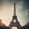 Travel-themed wallpaper featuring a Eiffel Tower to remind you of your wanderlust and inspire you to explore new destinations