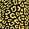 Black and Yellow Cheetah Pattern