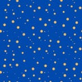 Blue and Peach Star Pattern