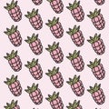 Pineapple Pattern Y2K Retro Funky