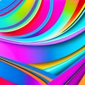 Abstract colorful rainbow swirl background for art works Royalty Free Stock Photo