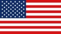 United states of america official flag. High qulaity USA flag. Royalty Free Stock Photo