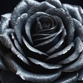 dark black rose ai generated image Royalty Free Stock Photo