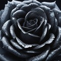 dark black rose ai generated image Royalty Free Stock Photo