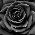 dark black rose ai generated image Royalty Free Stock Photo