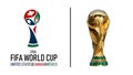 FIFA world cup 2026 official logo with trophy