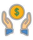 Insurance, Finance Insurance, Money, Protection line icon vector