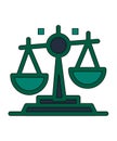 Balance, Law, Justice, Finance line icon vector