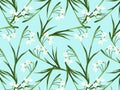 Seamless pattern for bedsheet and curtains design