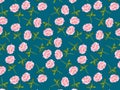 Seamless pattern for bedsheet and curtains design