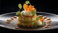 A journey of discovery, a Michelin-starred fine dining dish, food photo