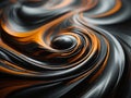 Abstract luxury swirling black gold background. Gold waves abstract background Royalty Free Stock Photo