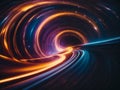 Engaging, unique, universe planet, light trails, no person