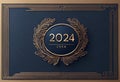 New Year Concept 2024 Royalty Free Stock Photo