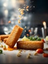 Delicious fish fingers are golden, crispy on the outside, and melt-in-your-mouth tender