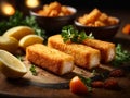 Delicious fish fingers are golden, crispy on the outside, and melt-in-your-mouth tender