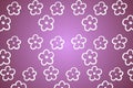 purple gradient background with flower Royalty Free Stock Photo