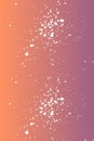 orange and purple gradient background with paint splattering Royalty Free Stock Photo