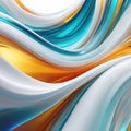 White wall texture abstract pattern, waves wavy modern, banner,post. Royalty Free Stock Photo