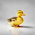 Adorable 3D Baby Duck duckling Illustration Royalty Free Stock Photo
