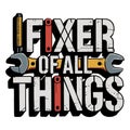 Fixer Of All Things PNG - Transparent Background Handyman Graphic Royalty Free Stock Photo