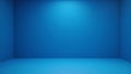 3D Mockup with Sapphire Blue to Navy Gradient Background and Central Spotlight Royalty Free Stock Photo